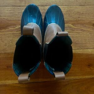 Lands End Duck Boots - Size 10 - Blue